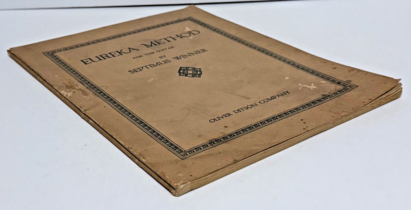Vintage Eureka Method for the Guitar by Septimus Winner Oliver Ditson Co. 1924