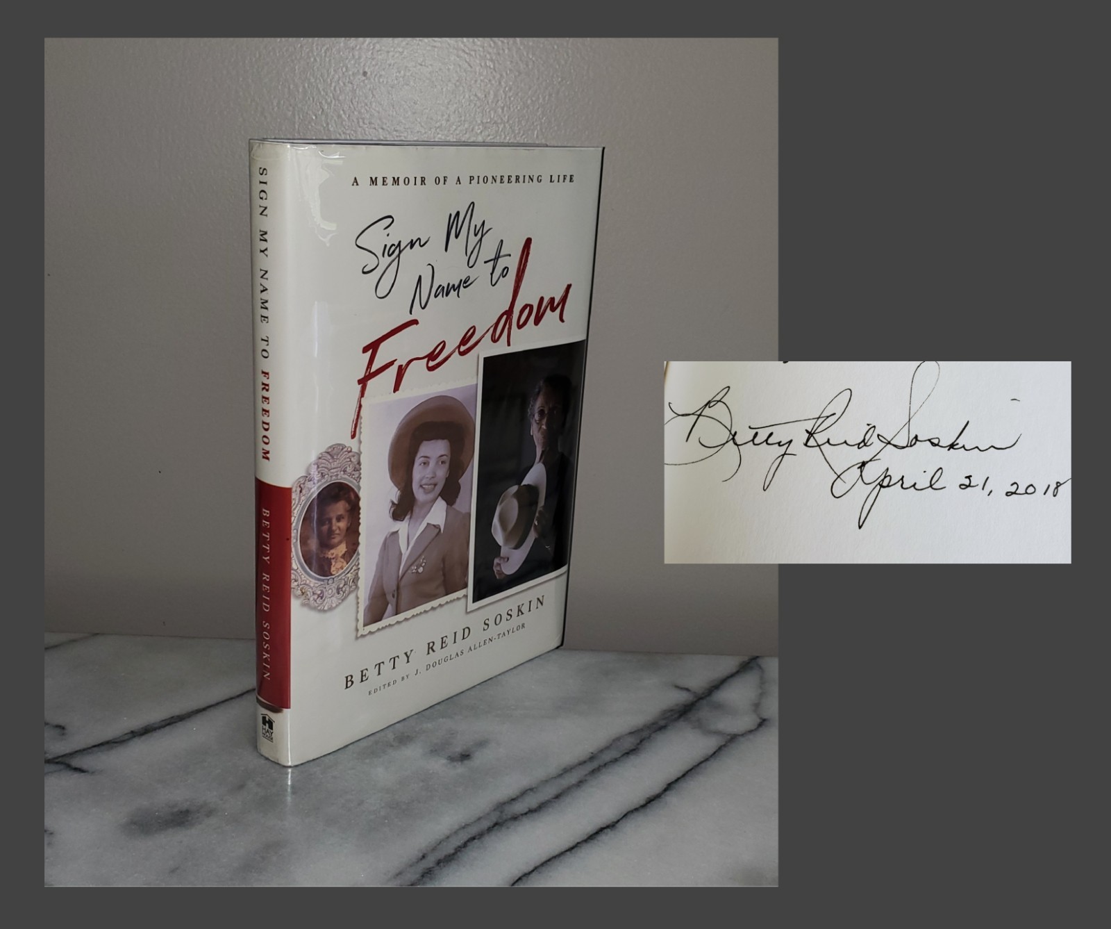 *Signed* SIGN MY NAME TO FREEDOM Betty Reid Soskin 2018 HC/DJ 1st Ed. 2nd Print
