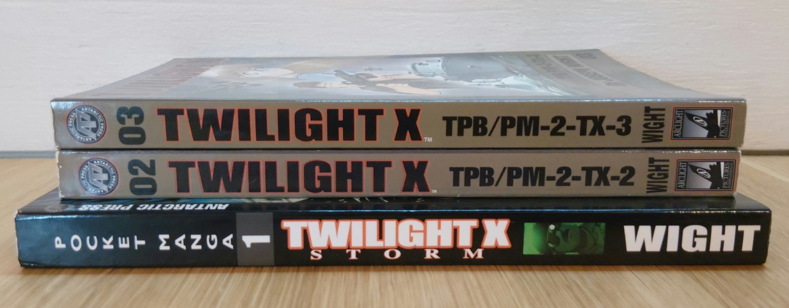 Twilight X Manga Volume TPB/PM-2-TX-1 & 2 Storm Wight Antarctic Press OOP Rare 3