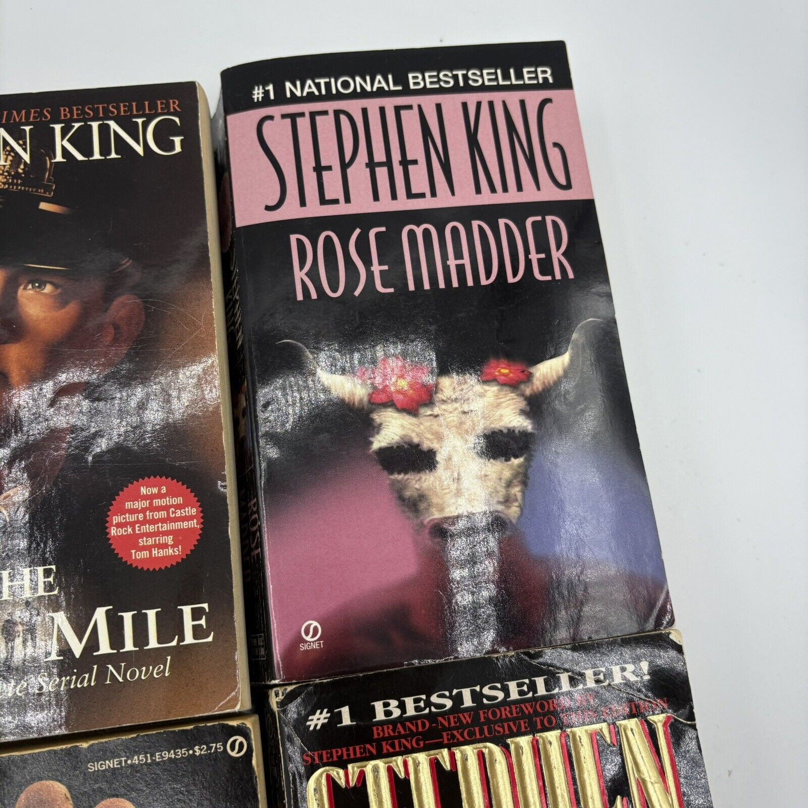 Stephen King Paperback Lot of 4 Horror Rose Madder Night Shift Delores Green E4