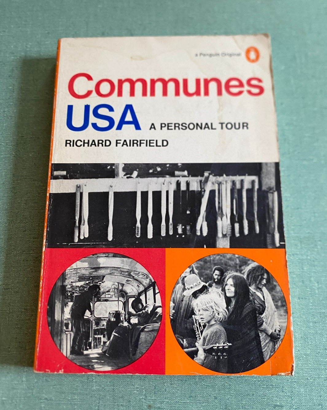 Communes USA Richard Fairfield Paperback Book 1972 Penguin US Seller Ships Free