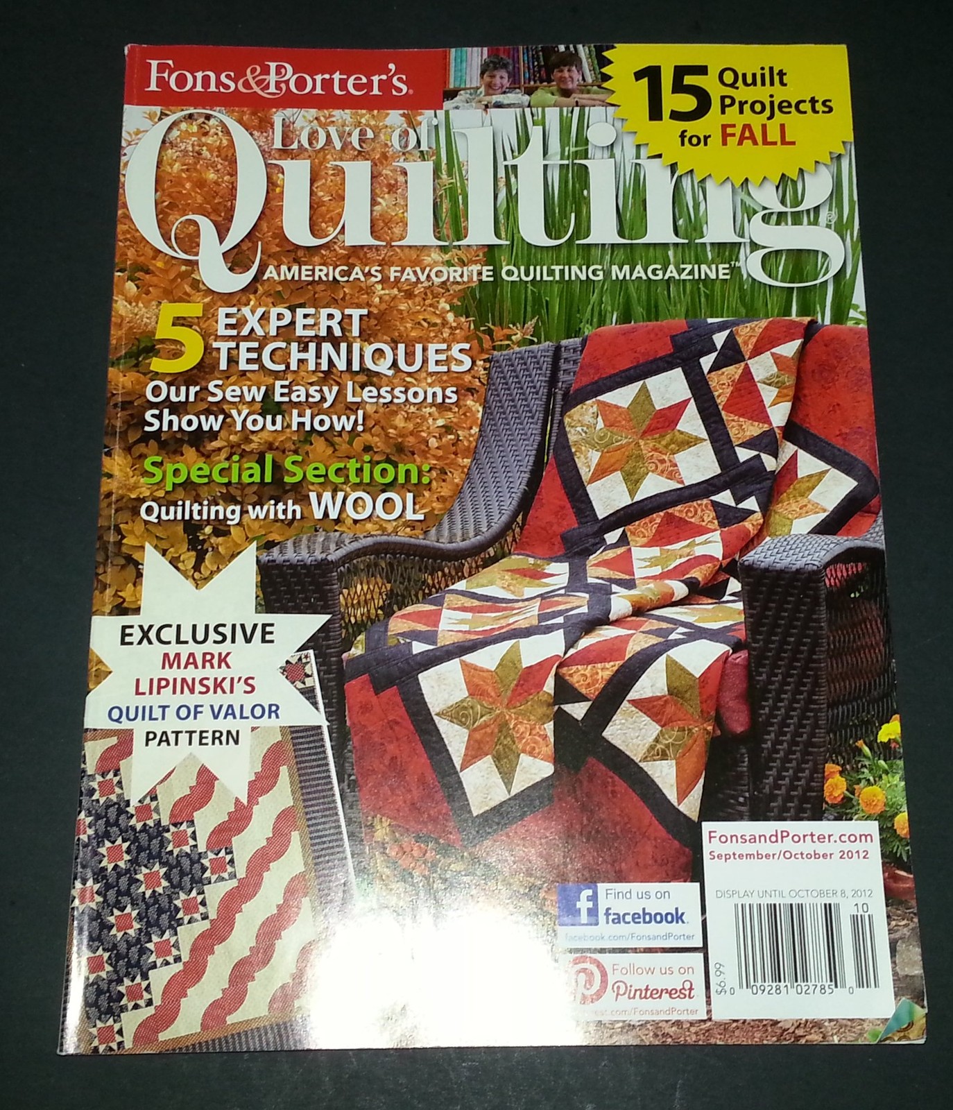 Fons & Porter’s Love of Quilting Magazine (September/October 2012)