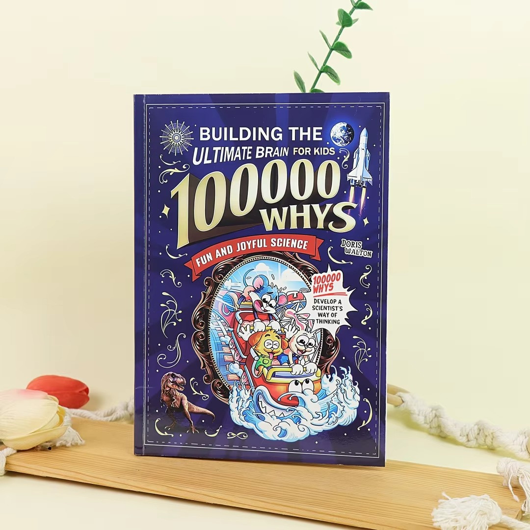 100000 Whys Kids Science Book STEM Early Education Cartoon English Children Lear