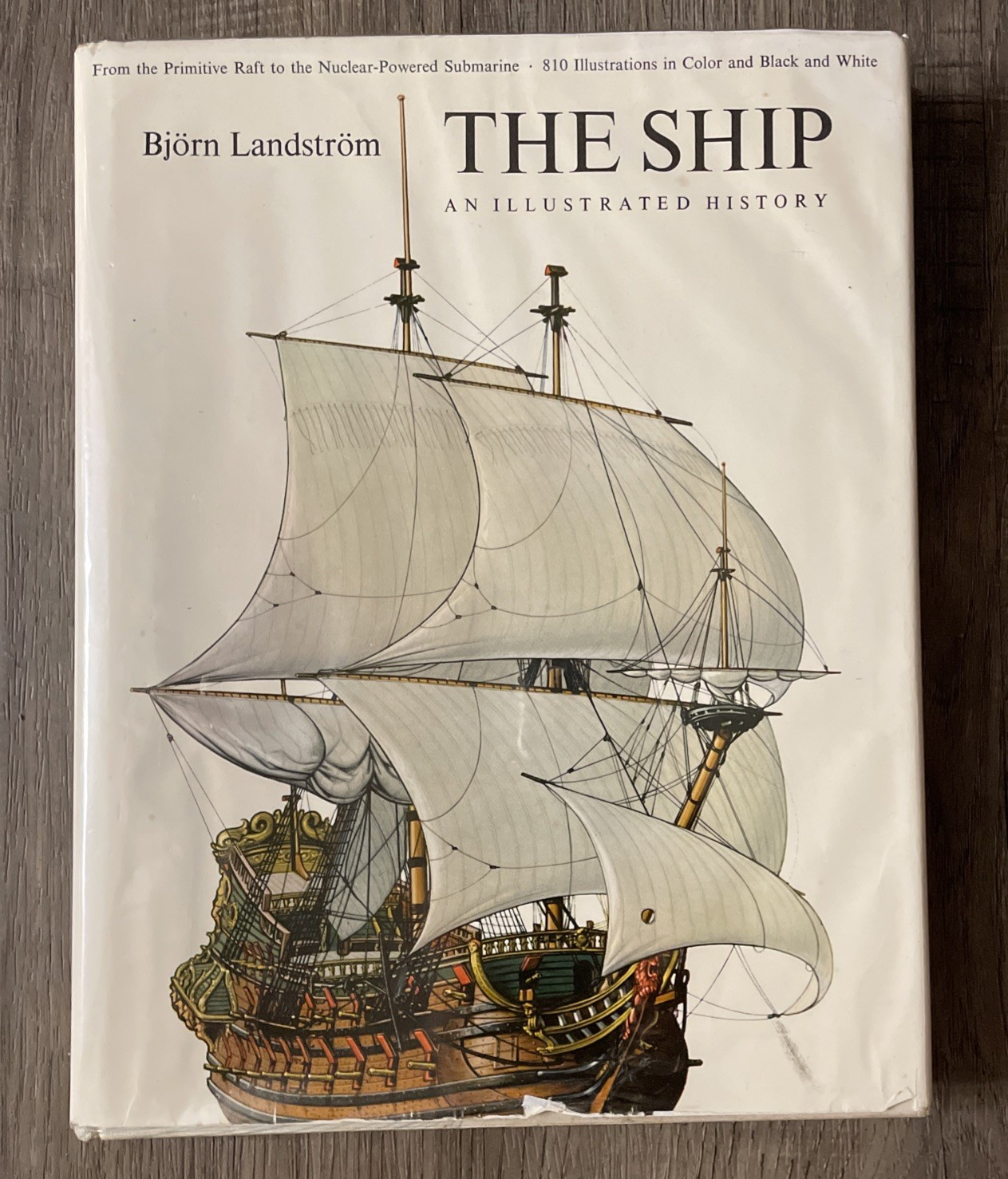 The Ship Bjorn Landstrom 1961 First Edition Illustrated History Doubleday 1st Ed