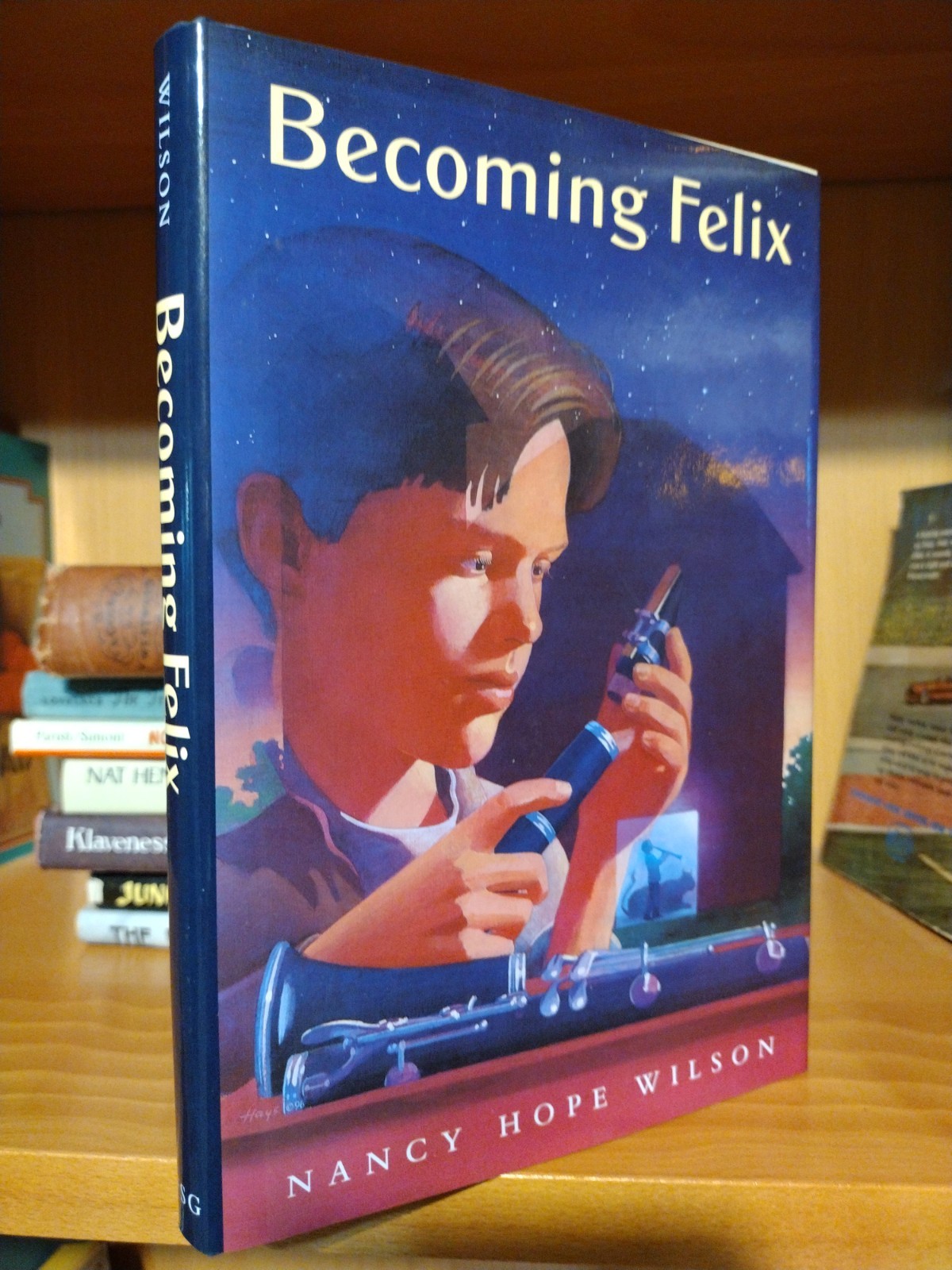 Becoming Felix Nancy Hope Wilson 1996 Farrar Straus Giroux First Edition HB w/DJ