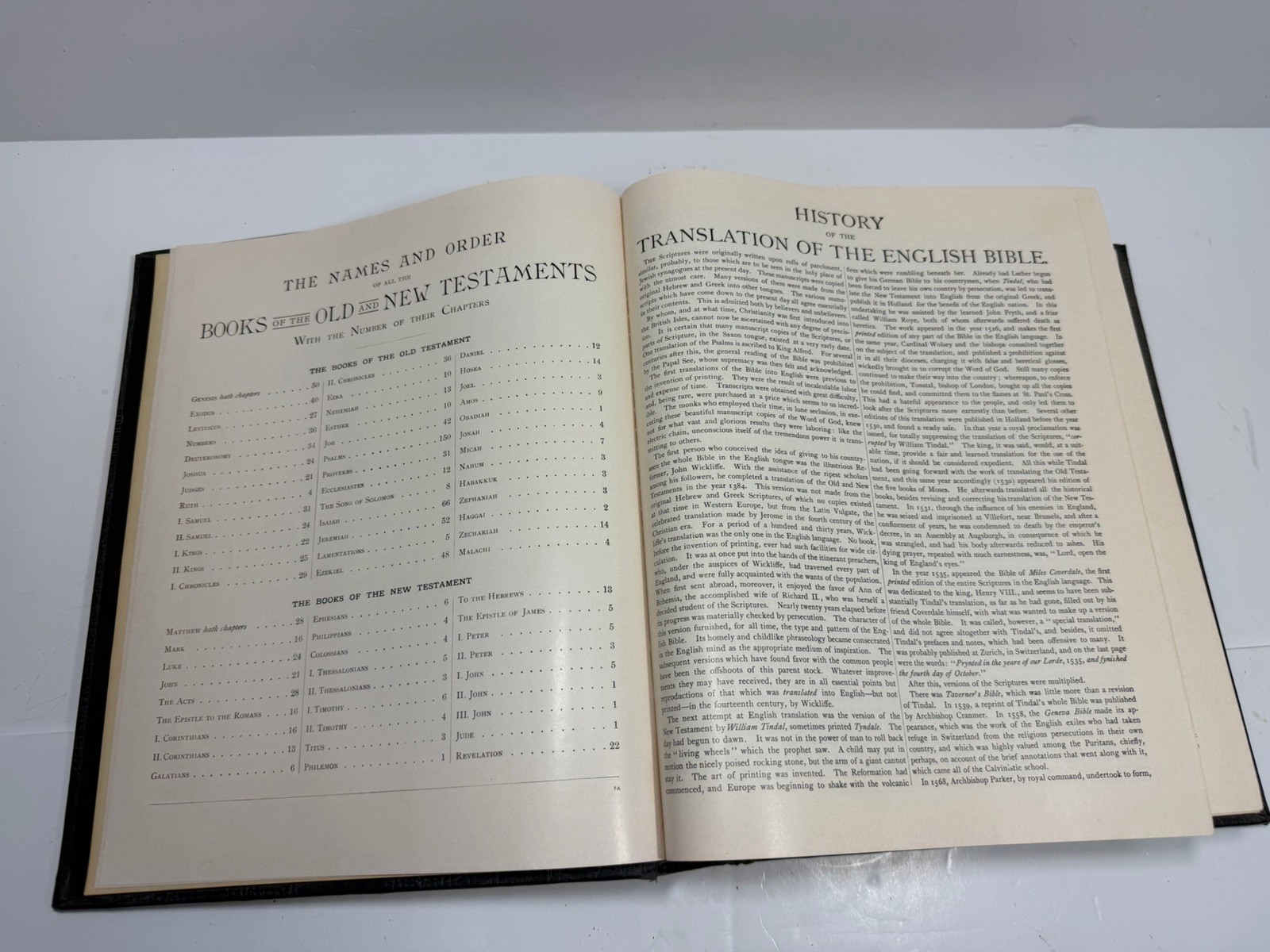 Vintage Holy Bible Self Pronouncing Edition Old & New Testament’s