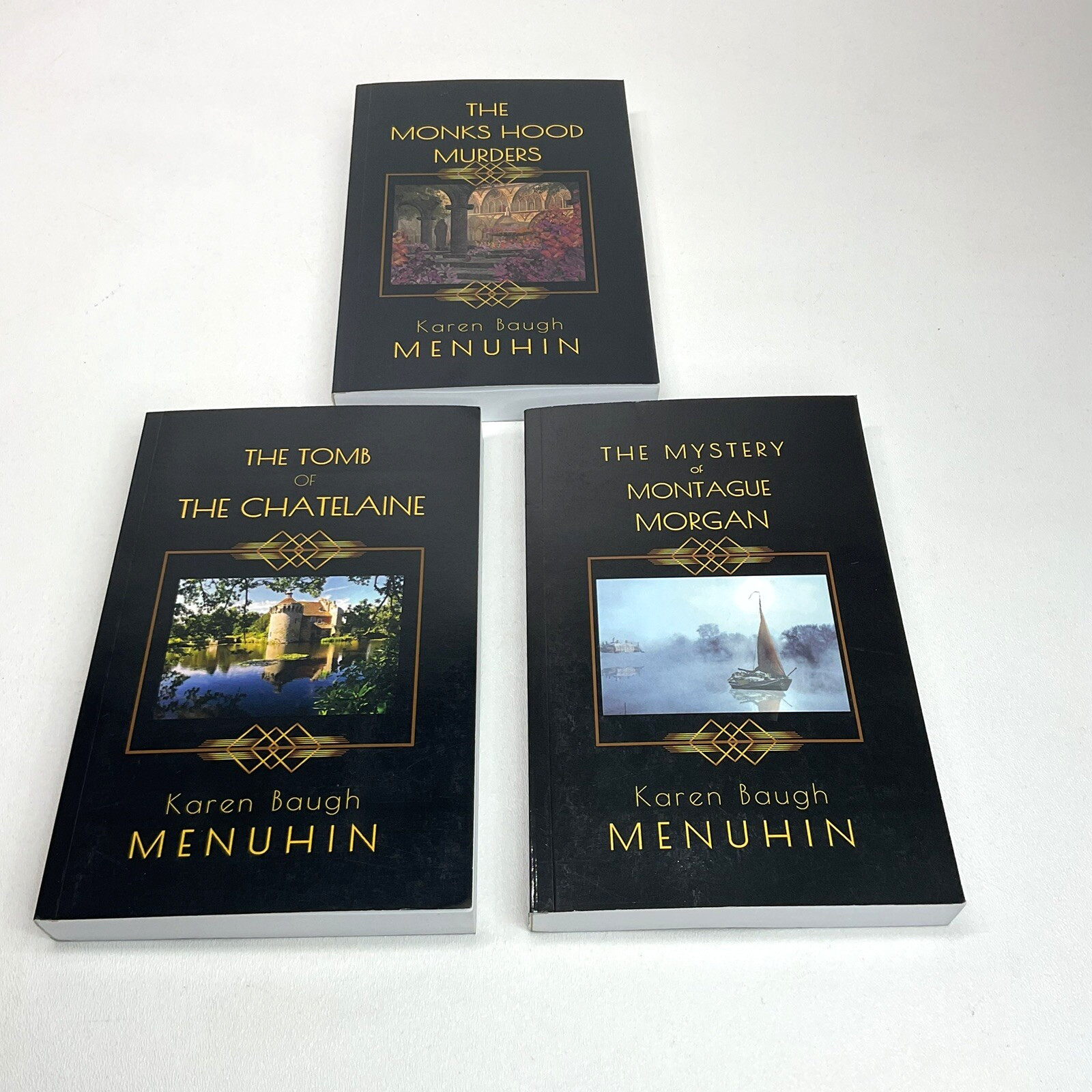 HEATHCLIFF LENNOX Mystery Series by Karen Baugh Menuhin Lot of 3 Books 5, 6, 7..