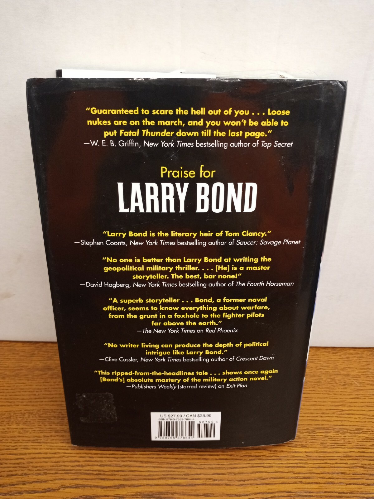 Fatal Thunder by Larry Bond (2016, Hardcover) 1st Edition