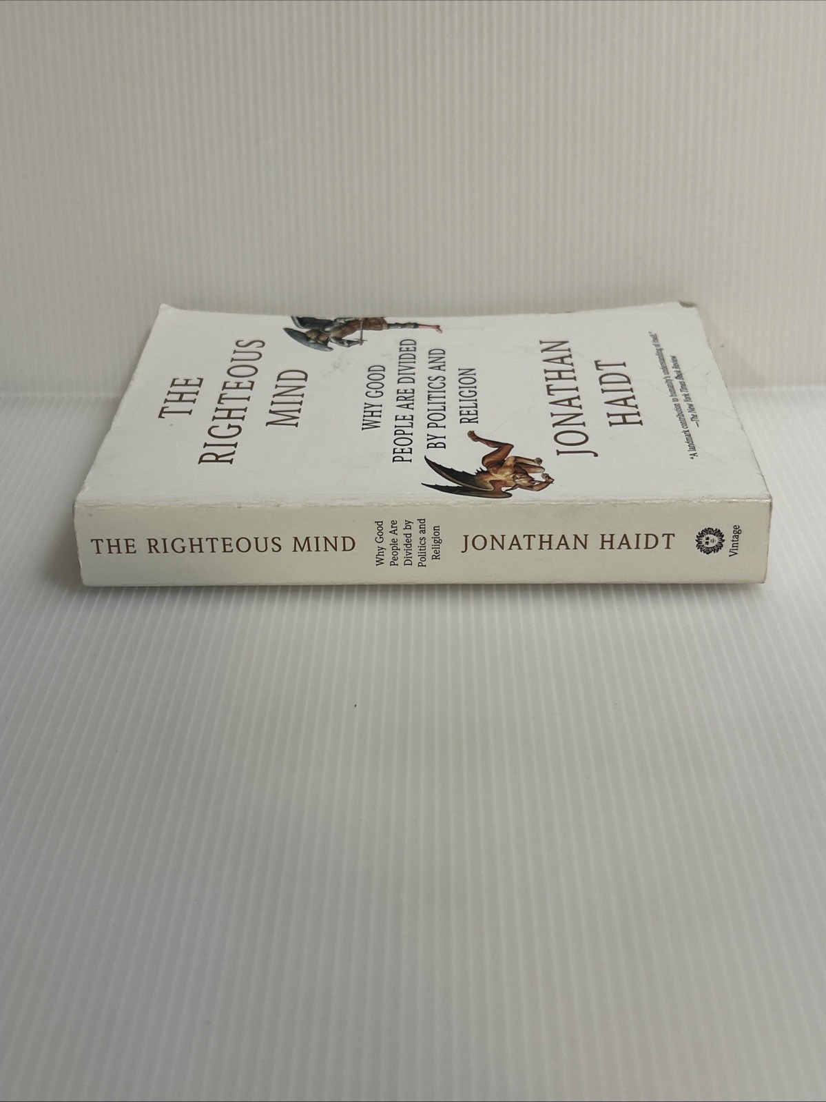 Righteous Mind Why Good People Are Divided by Politics Religion by J. Haidt PB