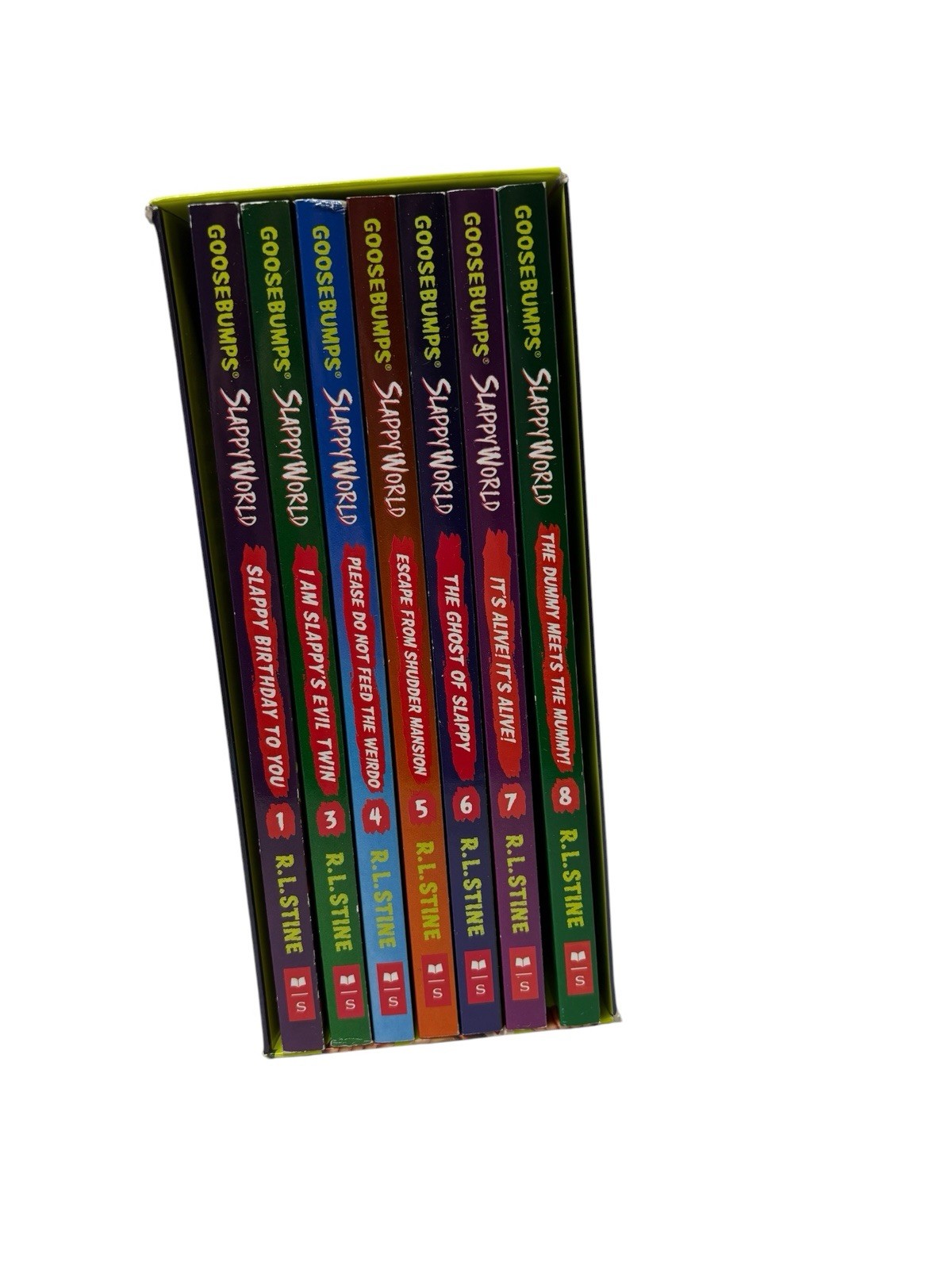 Scholastic Goosebumps SlappyWorld Box Set Books 1-8 by R.L. Stine Ages 9-12 READ