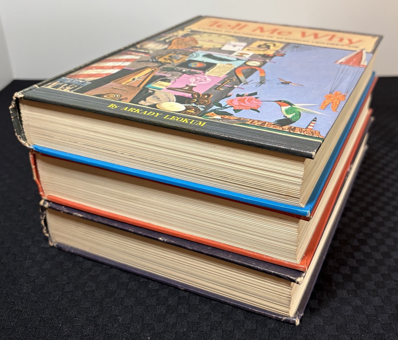 Arkady Leokum Tell Me Why 3 Book Set With Slipcase 1968 Grosset & Dunlap