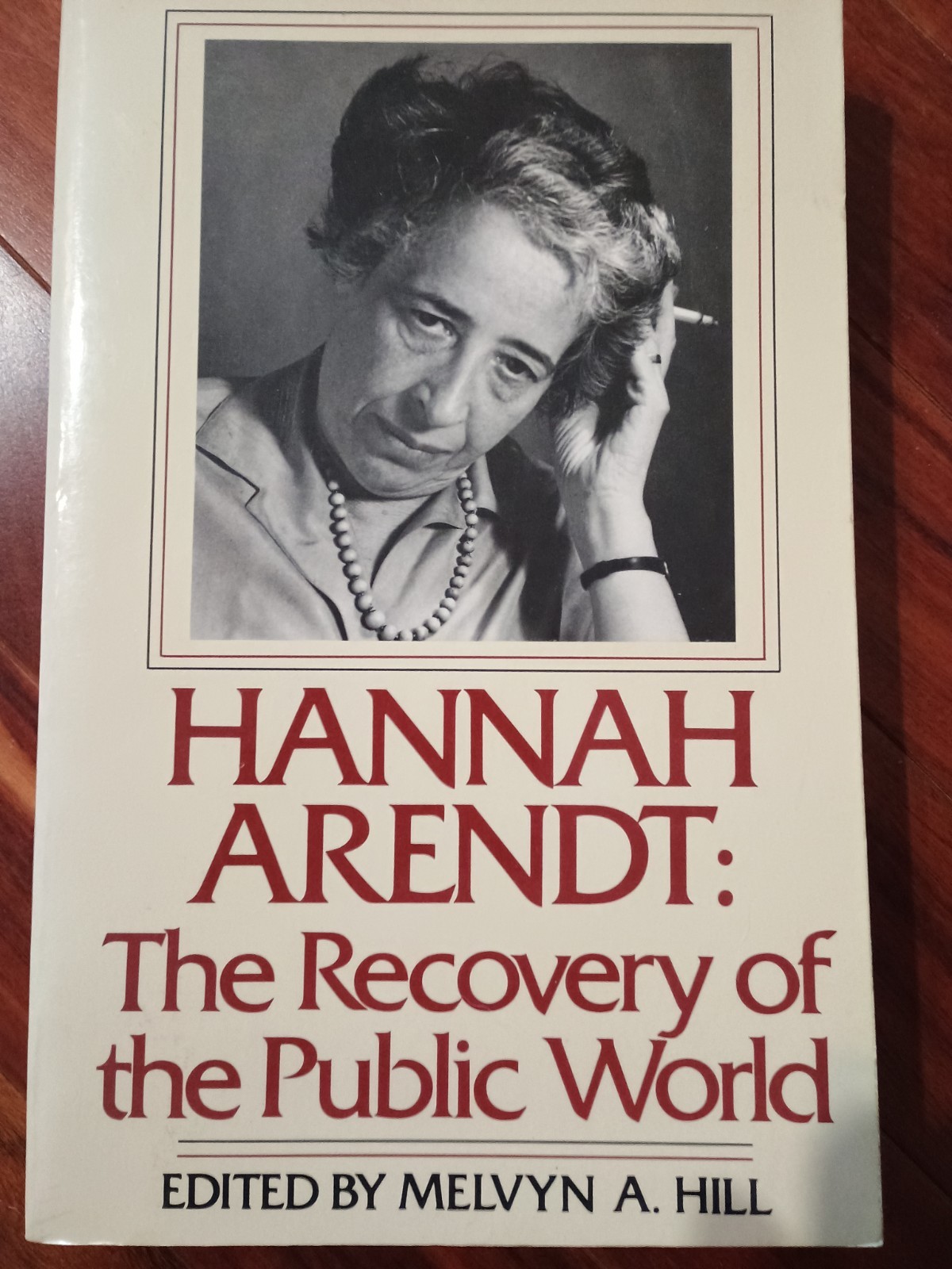 Hannah Arendt: The Recovery of the Public World Edited by Melvyn A. Hill 1979