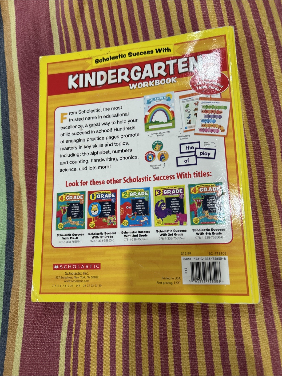 Scholastic- Kindergarden Workbook, Na