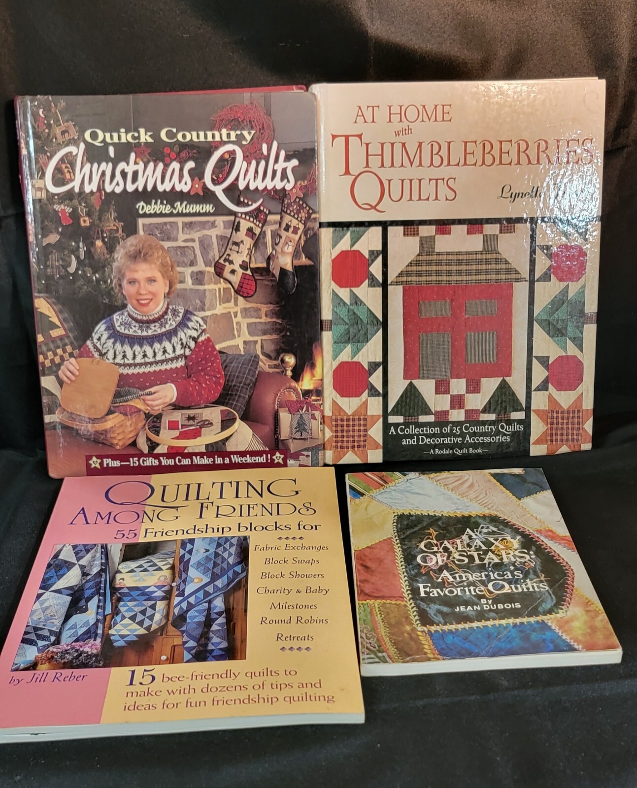 4 Quilting (Sewing) Books Instructions & Patterns 2 Hard 2 Soft Cover 600+ Pages