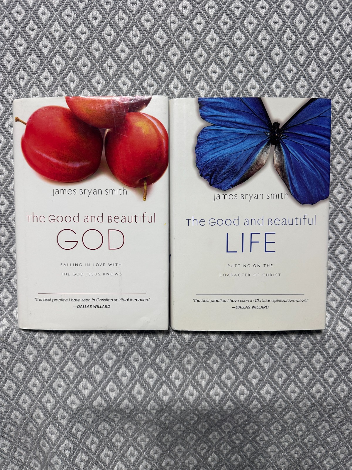 The Good and Beautiful Life and God Hardcovers both signed by James Bryan Smith