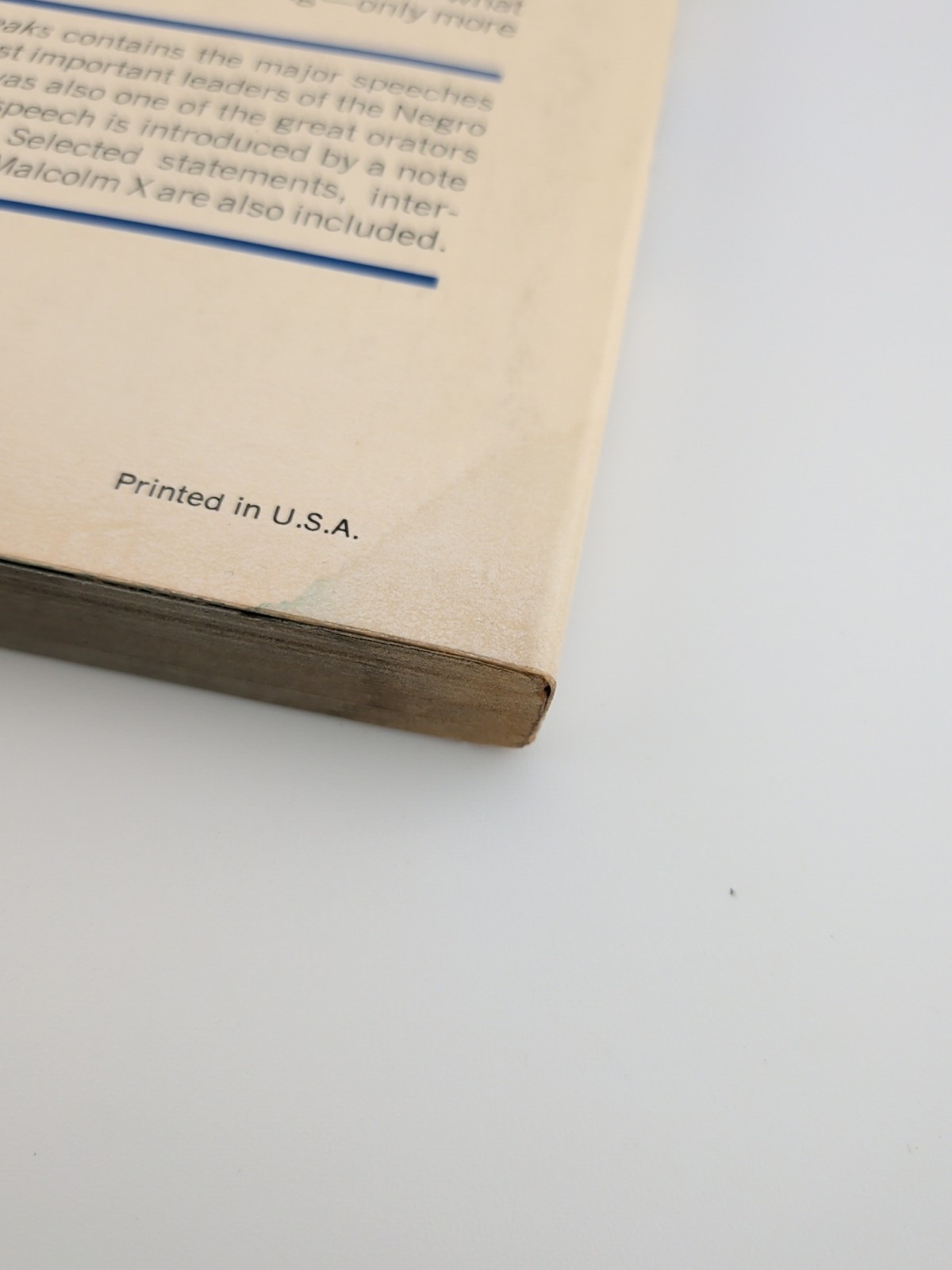 1st Edition / 1st Printing – 1966 MALCOLM X SPEAKS by Evergreen Black Cat – RARE