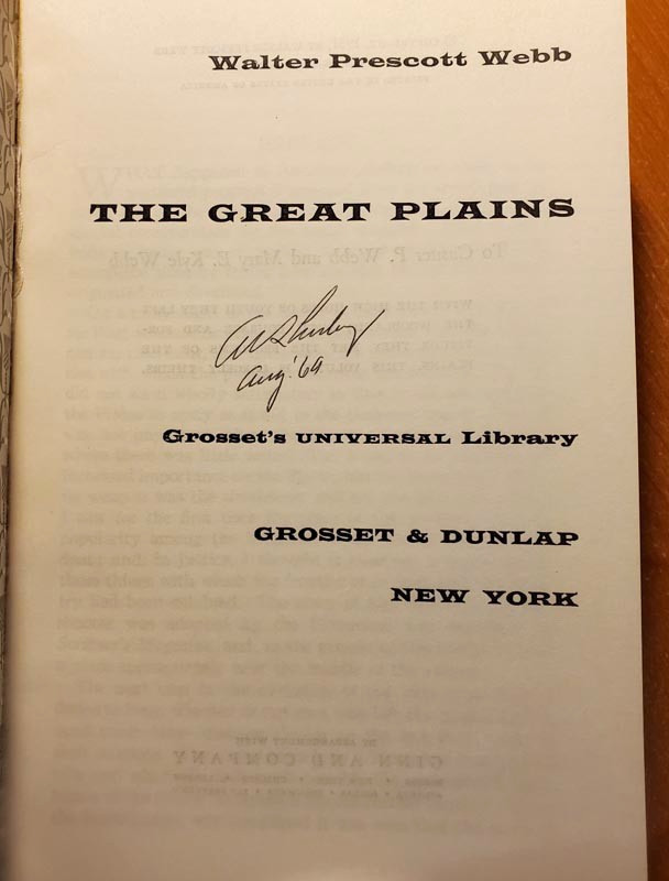 The Great Plains by Walter Prescott Webb Paperback VG