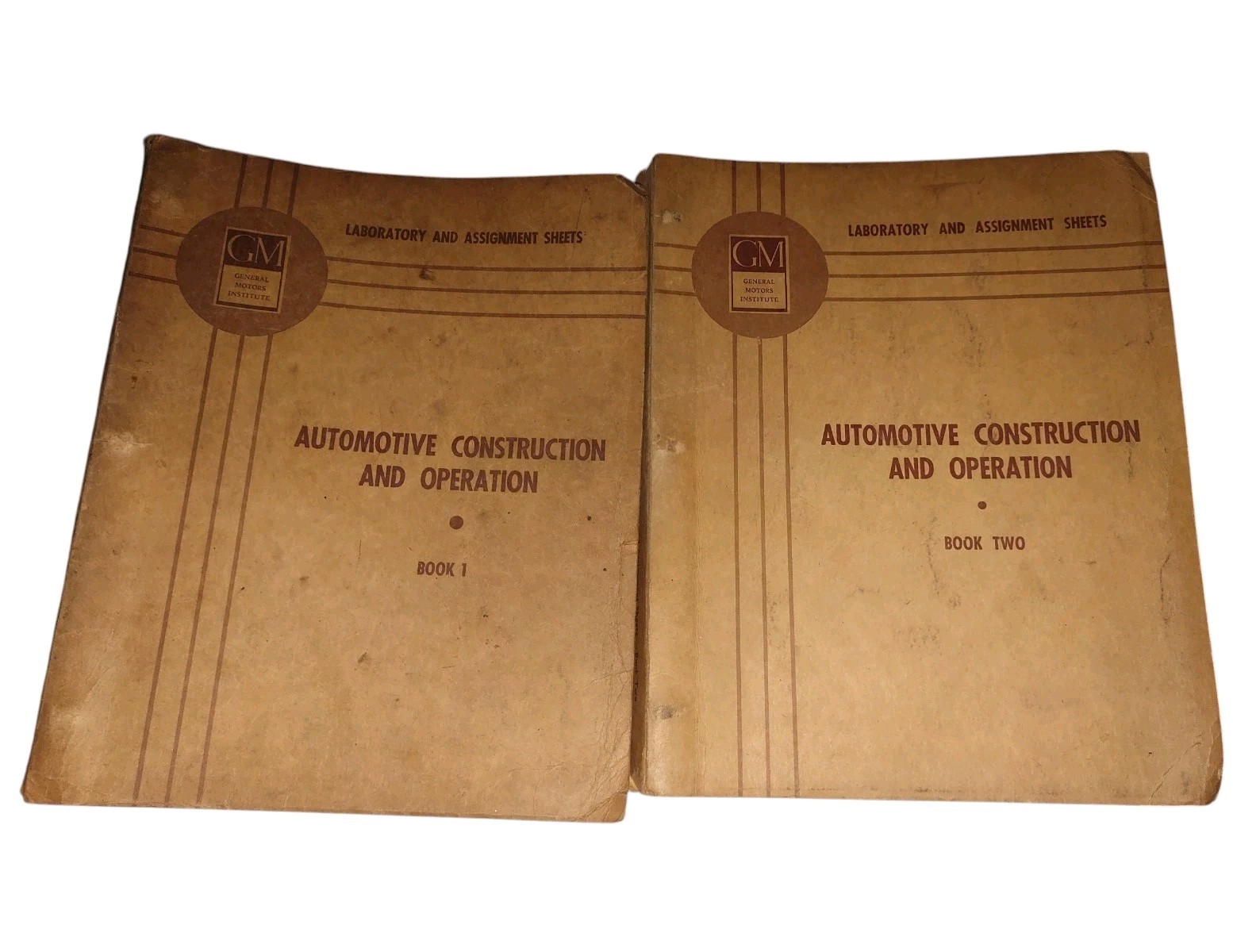 General Motors Institute AUTOMOTIVE CONSTRUCTION and OPERATION Books 1 & 2 GM