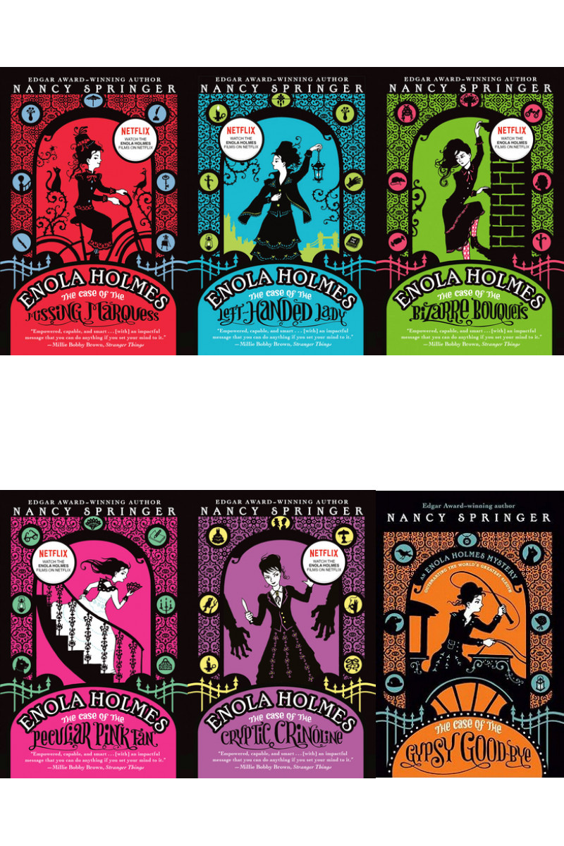 Enola Holmes Series All 6 Books in Paperback