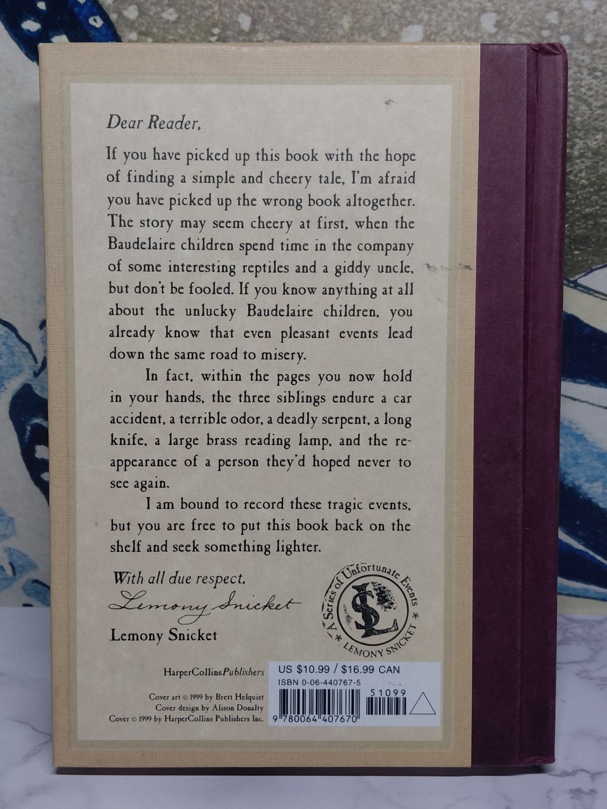 Lemony Snicket Unfortunate Events First Edition Books 1 – 5 Hardcover