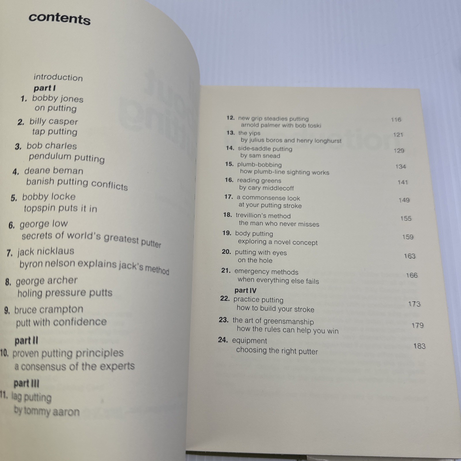 All About Putting editors Golf Digest Magazine Hardcover 1973 Vintage Golf Book