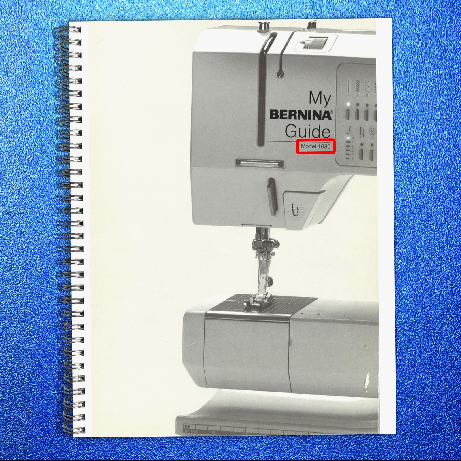 BERNINA 1090 SERVICE Manual (NOT Instruction Manual), BINDING – COVERED