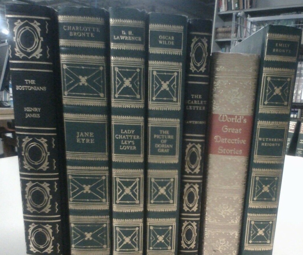 Collectible Beautiful Books Decor Some Leather & Gilt Choose from Classic Titles