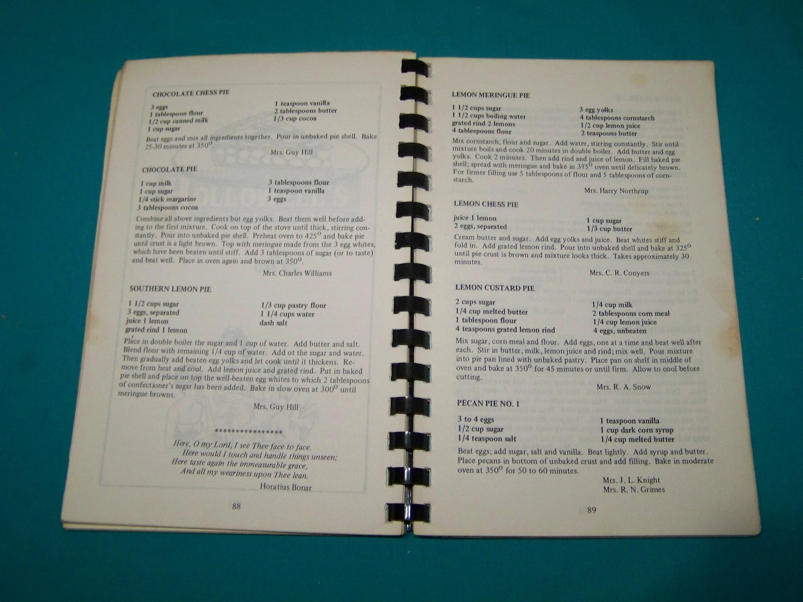 Wake Forest United Methodist Church Cookbook 1974 Wake Forest North Carolina