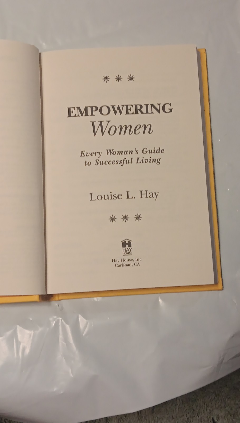 Louise L. Hay Empowering Women Hardcover 1997 Hay House Women