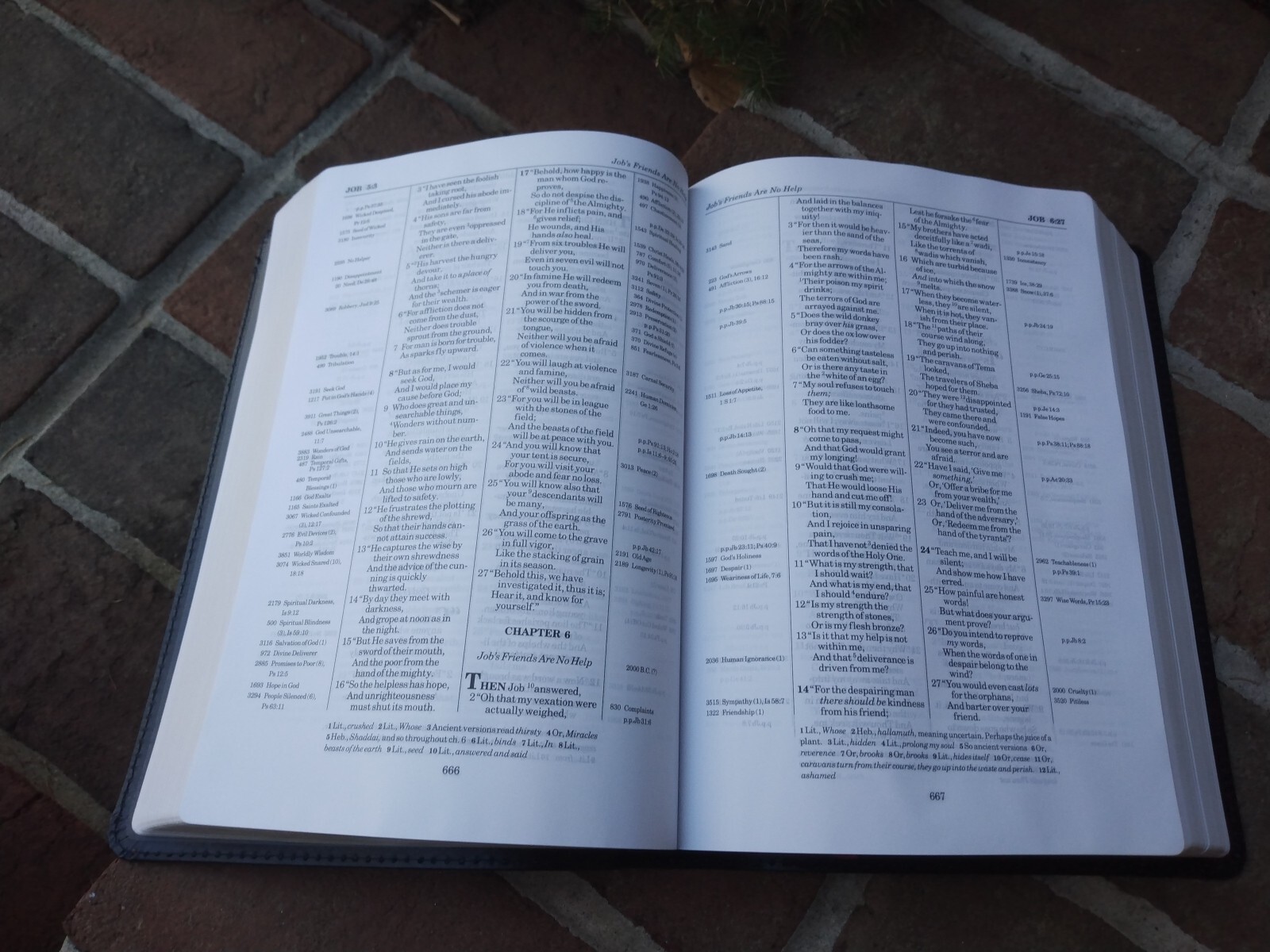 NASB 1977 Thompson Chain-Reference Bible, Bonded Leather Black, Red Letter