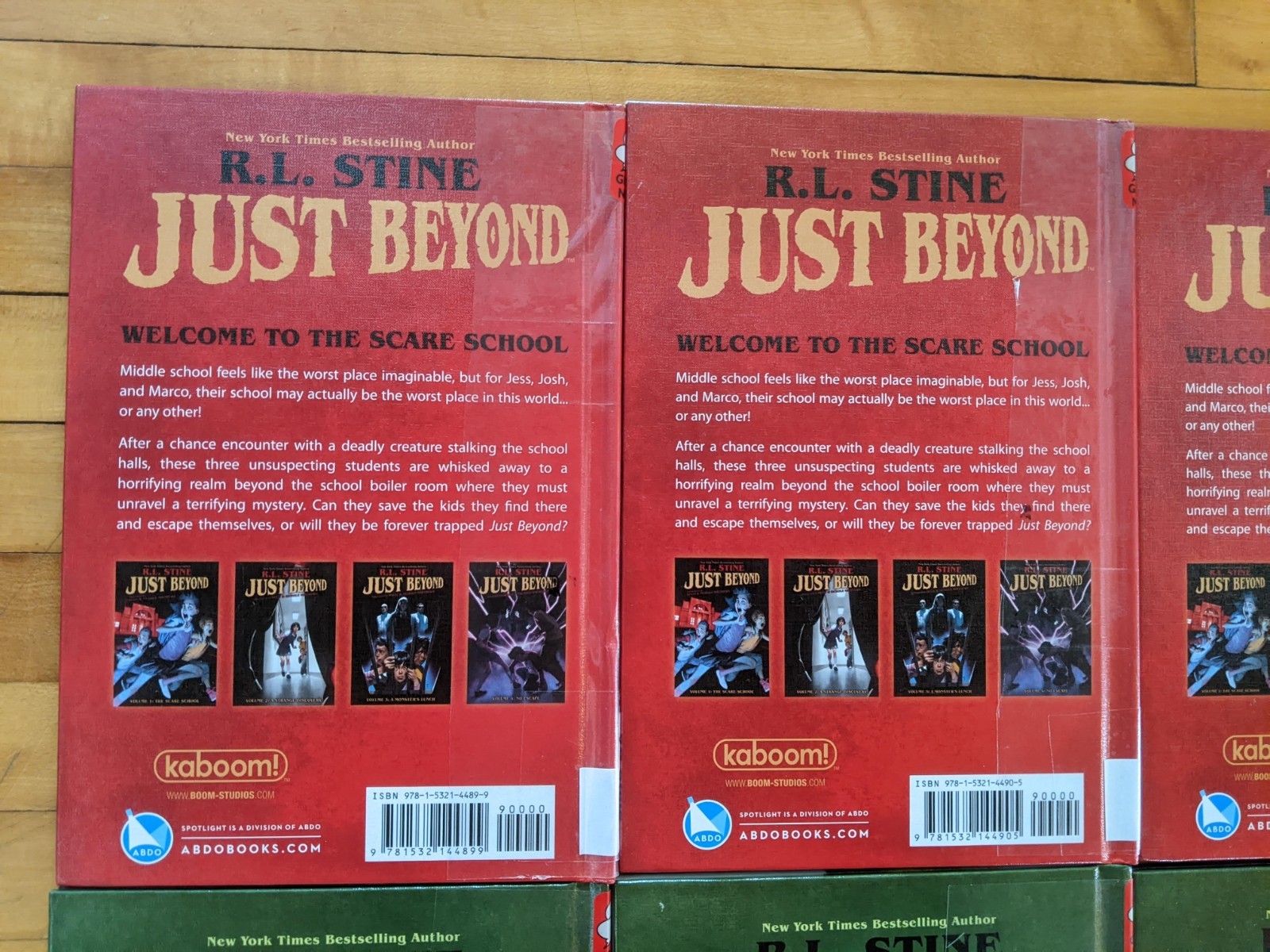 Lot of 8 R L Stine Just Beyond Series Graphic Novels Comics Teen 1 2 3 4 5 6 7 8