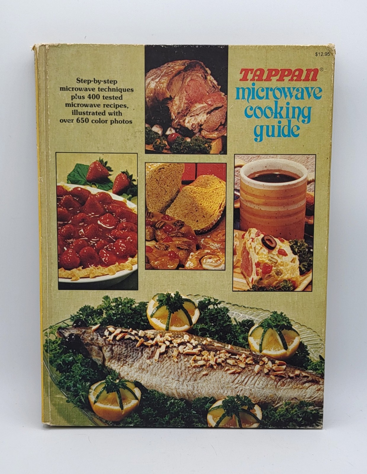 VTG 1979 Tappan Microwave Cooking Guide Hardcover 11.5 x 8.75″