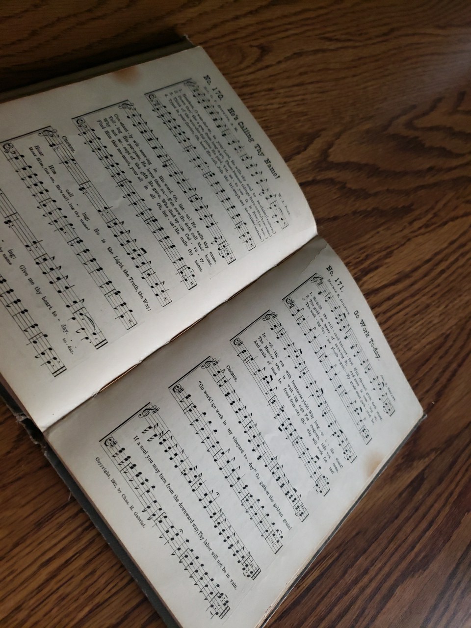 Joyful Praise For Sunday School – Chas. H. Gabriel Hardcover Book Early 1900s