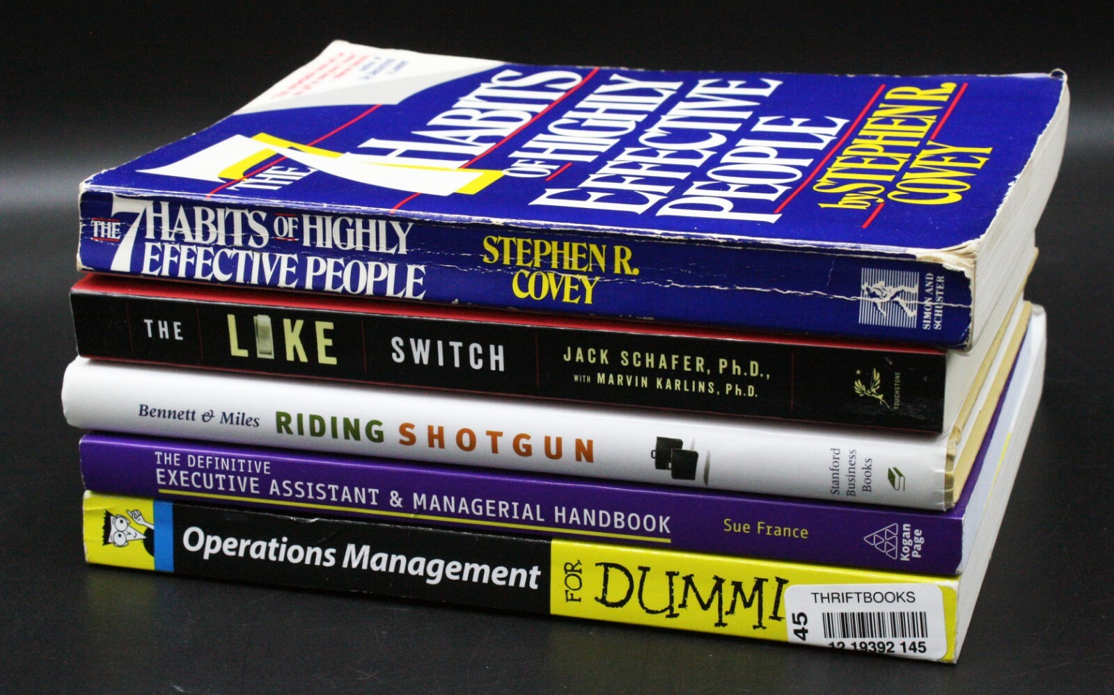 Lot of 5 Personal Growth and Success Books 7 Habits Operations Like Switch