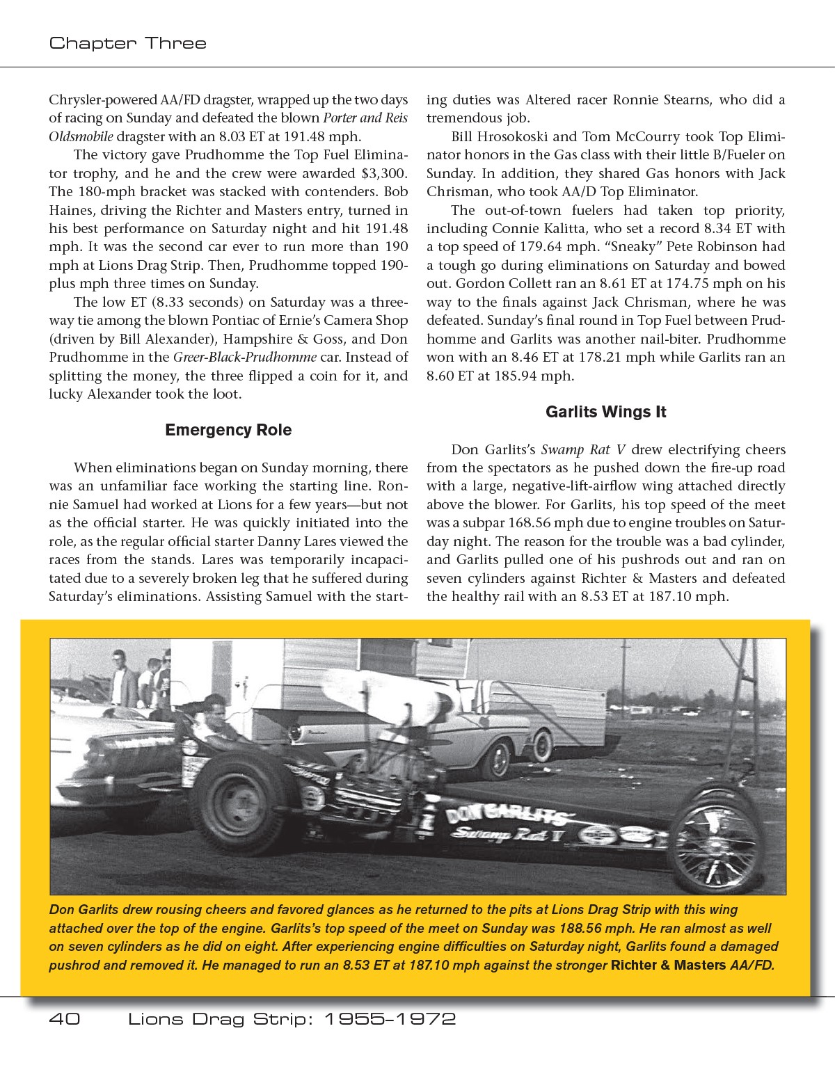 Lions Drag Strip: 1955-1972 Lou Hart