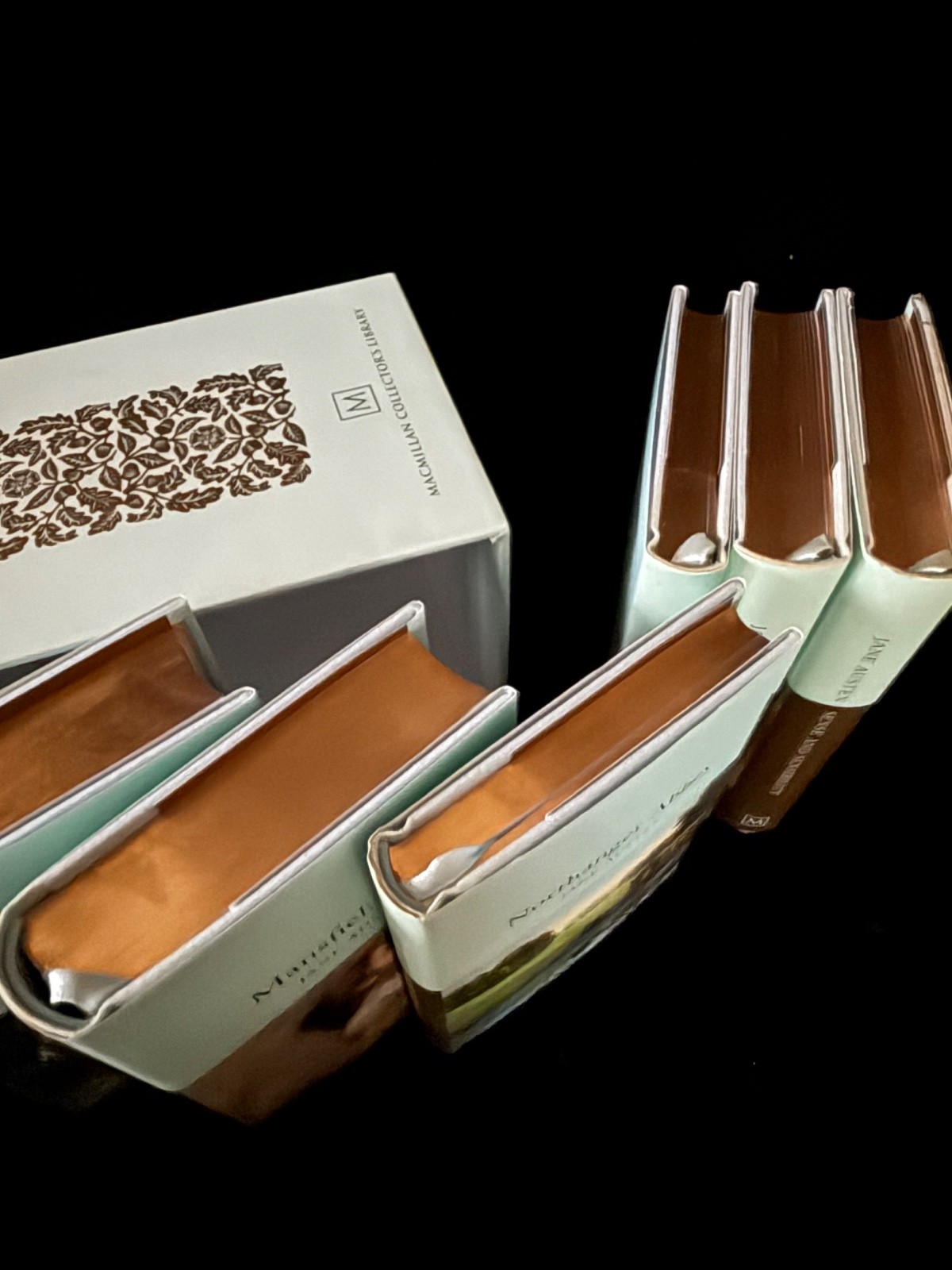 Jane Austen Collection Hardcover Pocketbooks by Macmillian 6 Gilded Novels