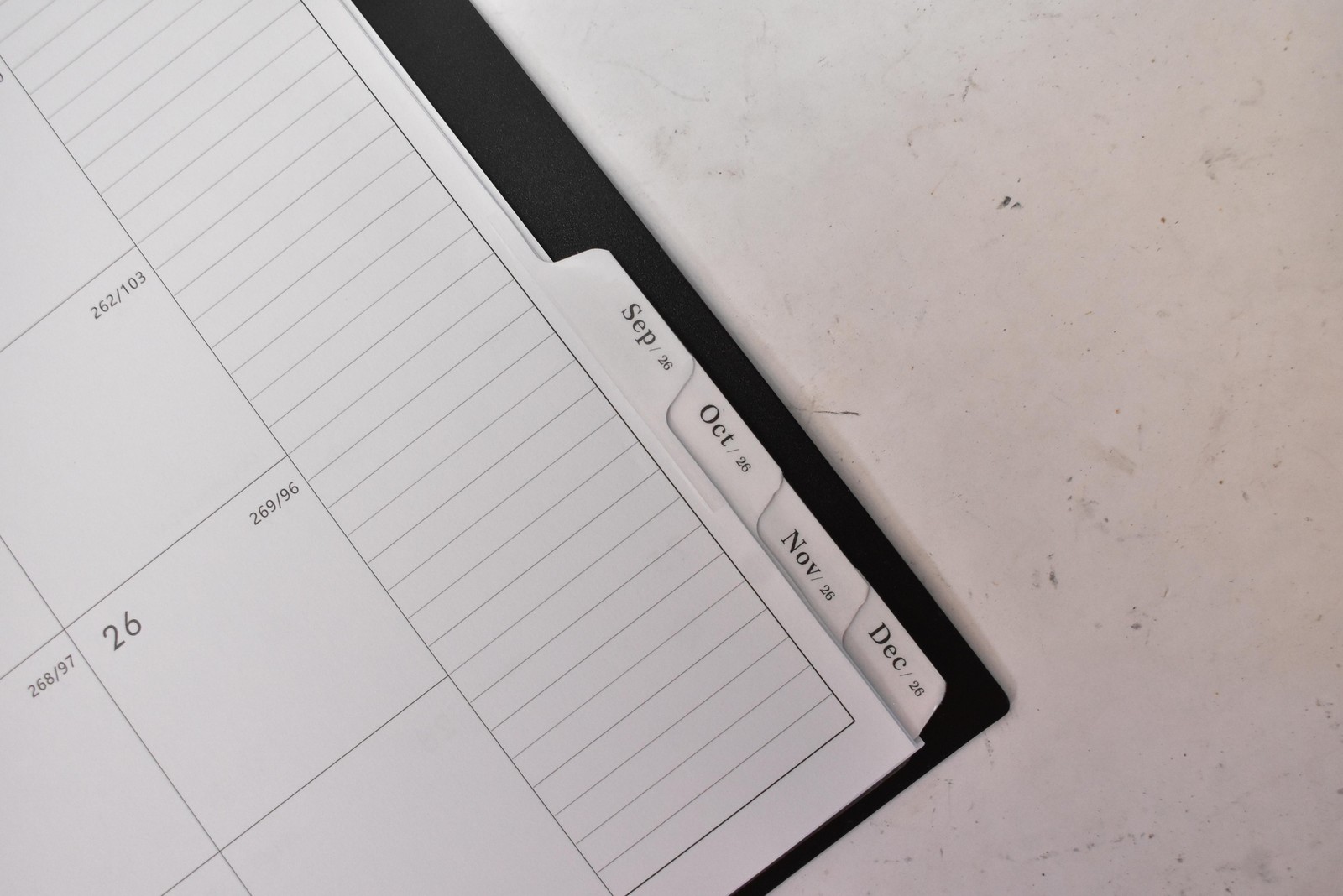 Monthly Planner 2026 Ring Wire Bound Black Planner Made In China Lot Of 7