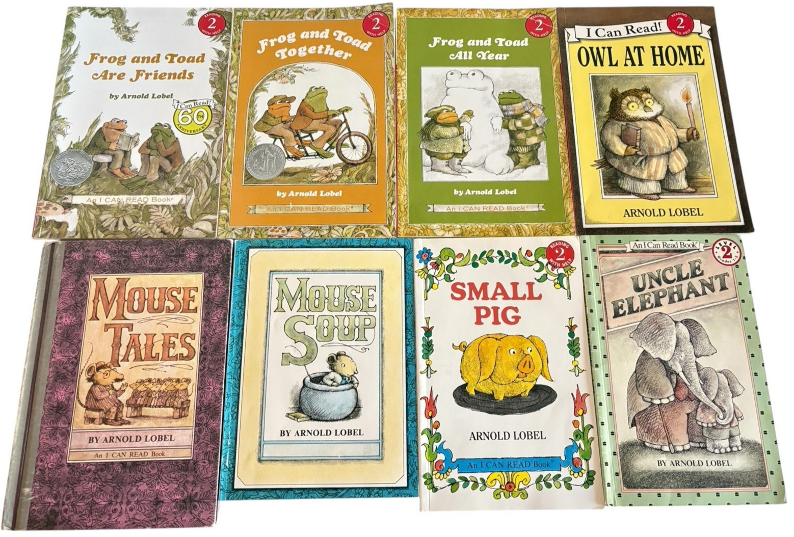 Arnold Lobel Lot of 8 Frog & Toad Mouse Owl Pig Elephant Books