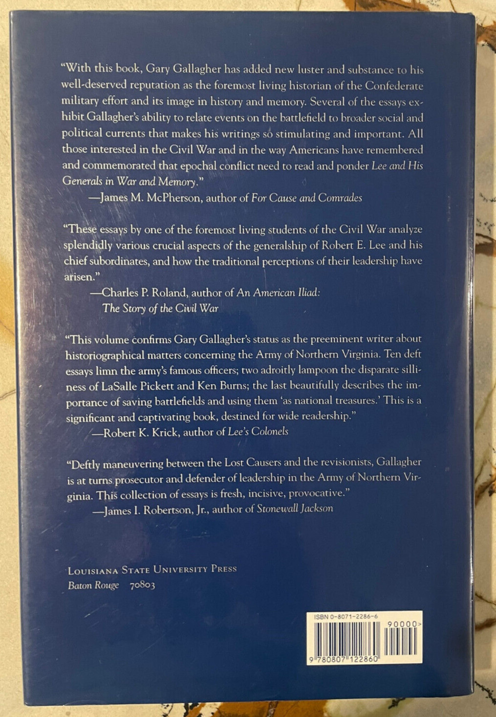 Lee and His Generals in War and Memory by Gary W. Gallagher