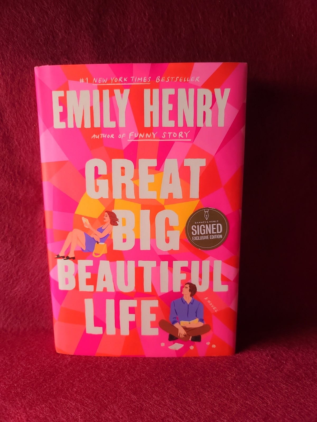 Great Big Beautiful Life Emily Henry Signed 1st Printing Hardcover B&N Ed