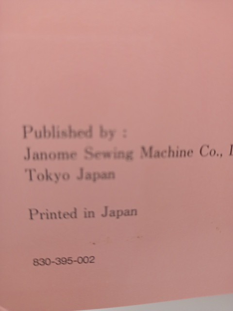 Janome Memory Craft 8000 Miraclestitcher Embroidery Book Patterns Retro Japan