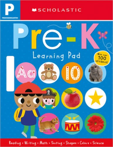 Pre-K Learning Pad: Scholastic Early Learners (Learning Pad) – Paperback – GOOD