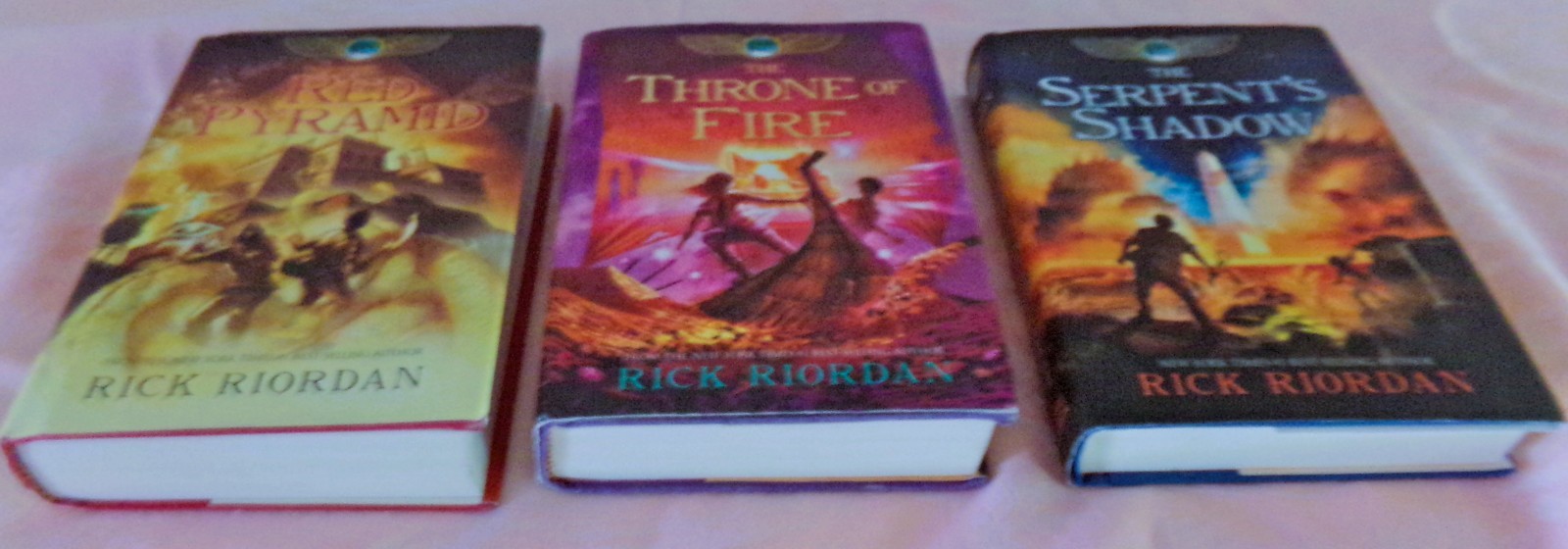 The Kane Chronicles Complete Set Hardcover w/ DJ 1st Editions by Rick Riordan VG