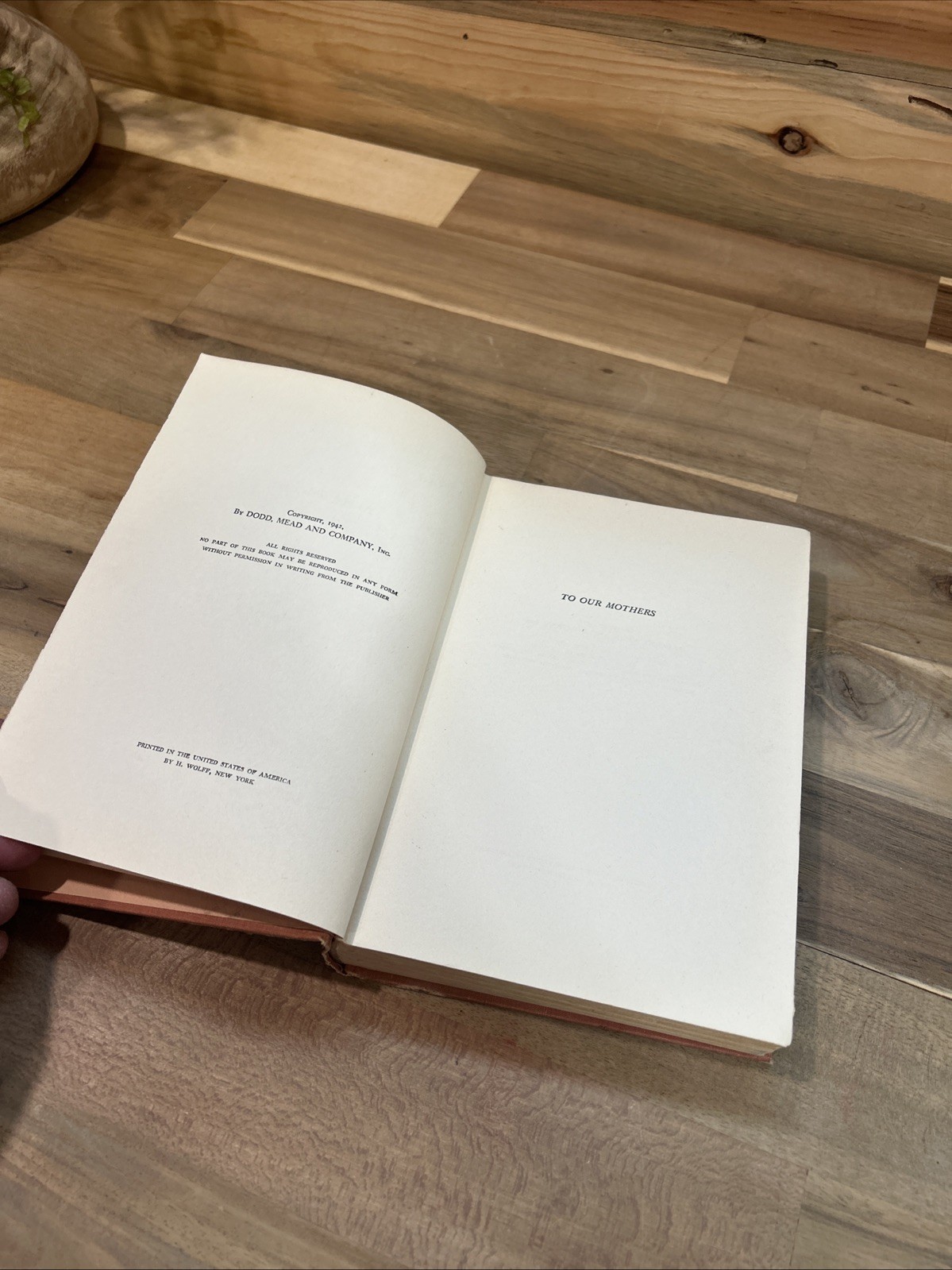 Our Hearts Were Young and Gay – 1942 Hardcopy No DJ. In Great Condition!
