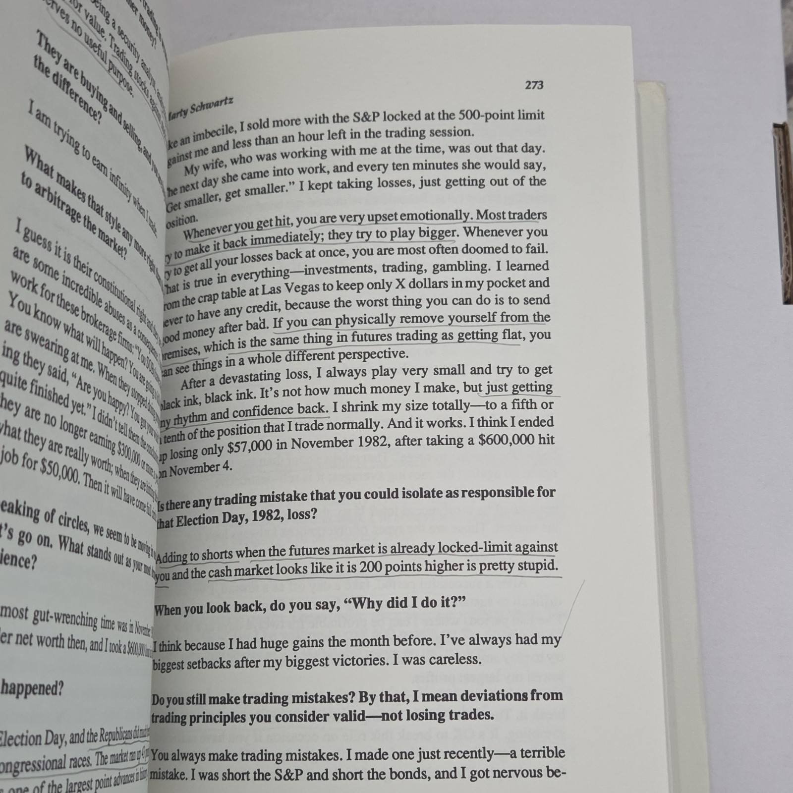 Market Wizards Jack D. Schwager Hardcover NY Institute Finance Wall St