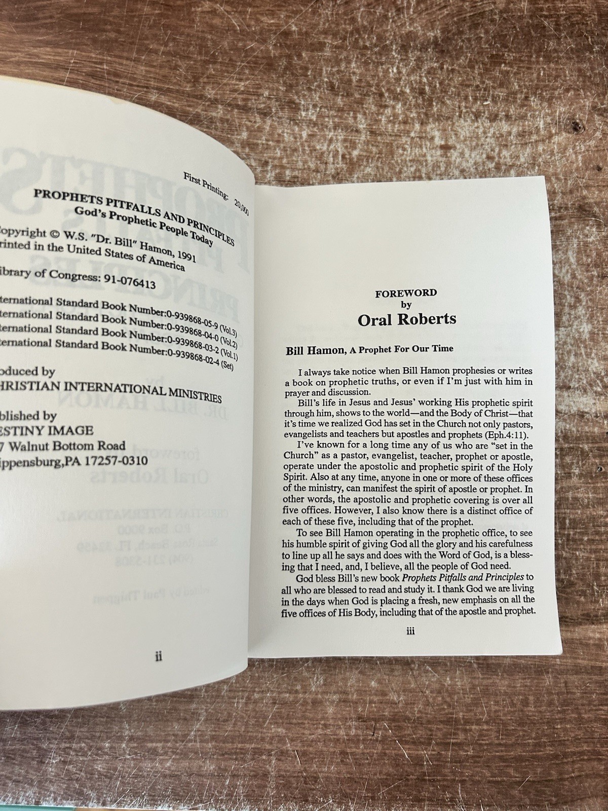 Prophets Pitfalls and Principles: God’s Prophetic People Today by Hamon, Bill
