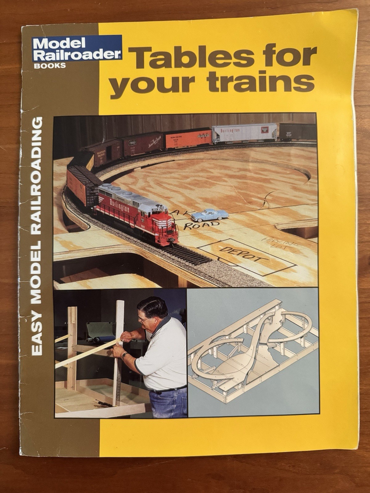 KALMBACH #12401 MODEL RAILROADER BOOKS TABLES FOR YOUR TRAINS