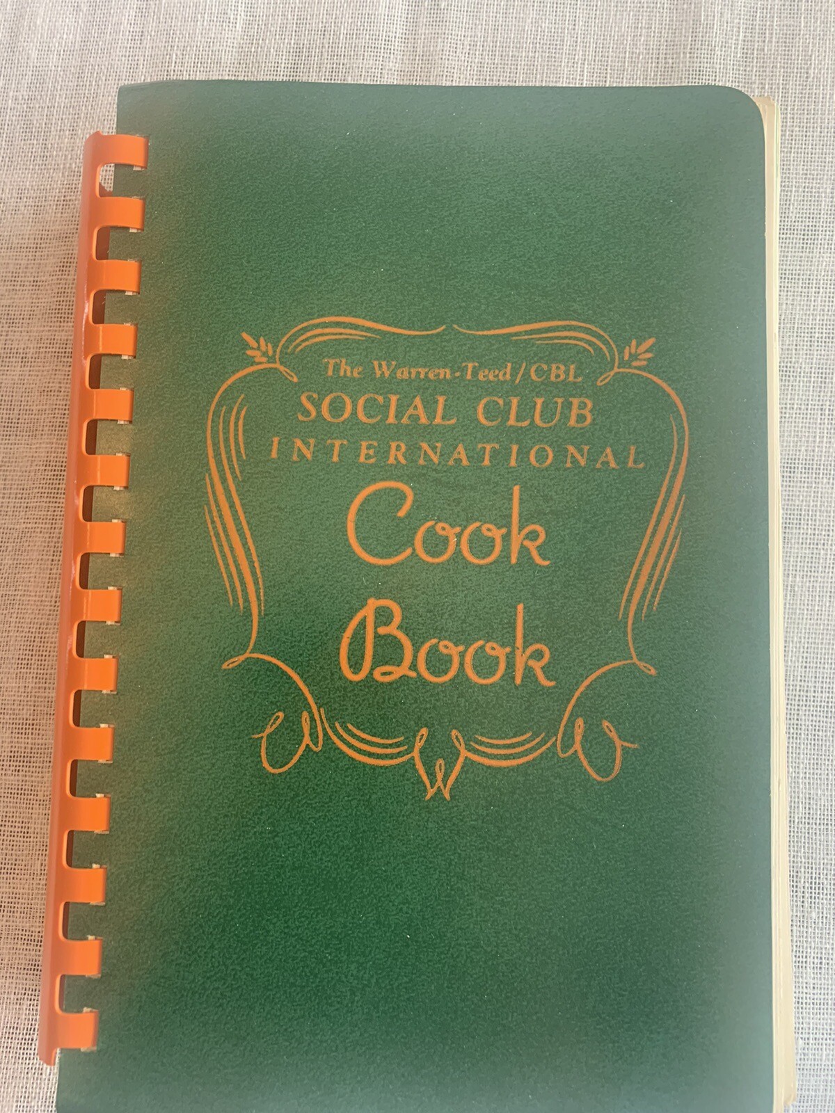 Vintage Social Club Community Cookbook 1974 Edition with 228 Pages