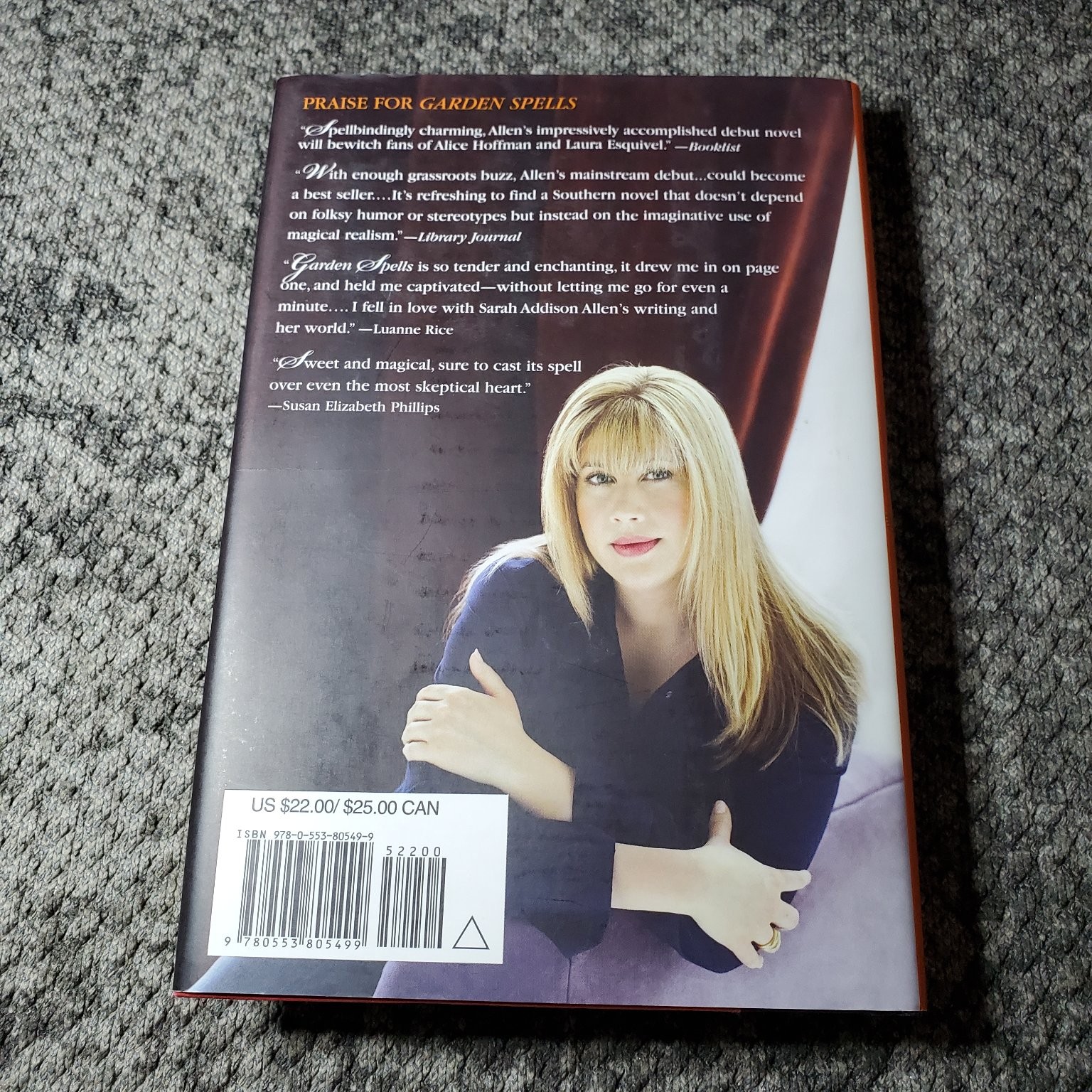 The Sugar Queen & Peach Keeper Sarah Addison Allen 2 Book Lot
