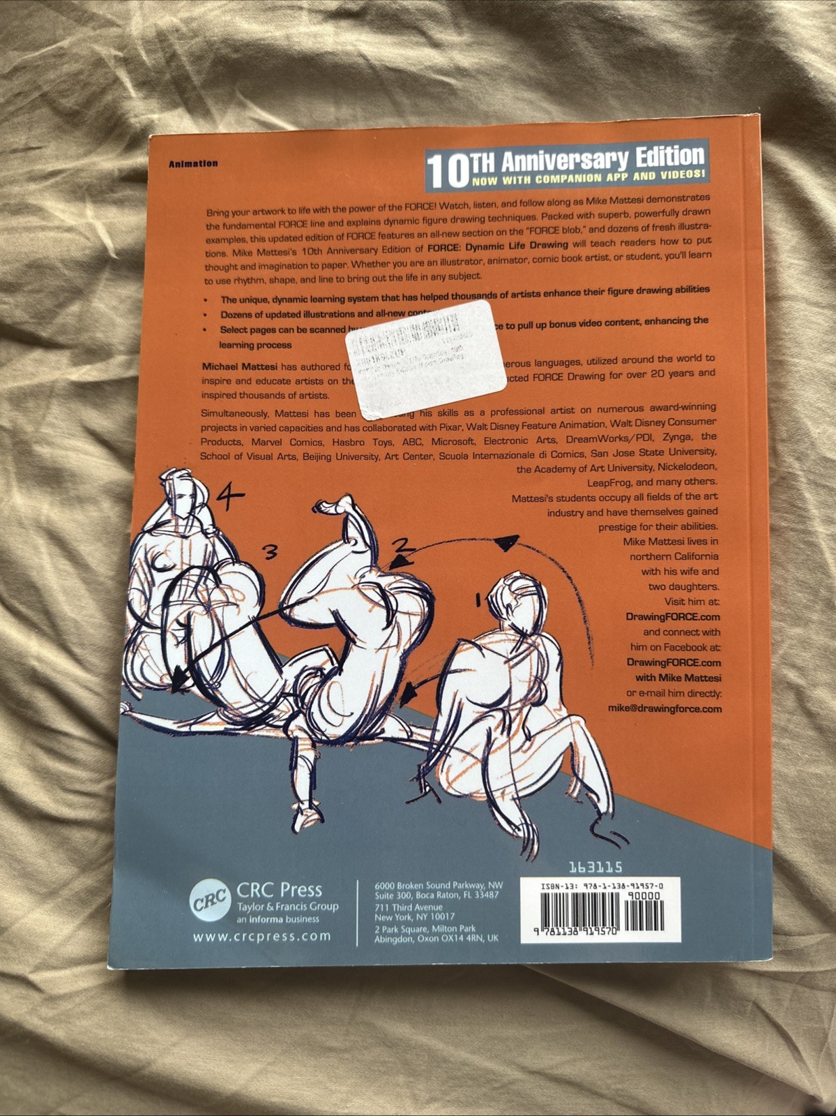 *Signed* FORCE: Dynamic Life Drawing : 10th Anniversary Edition by Mike Mattesi
